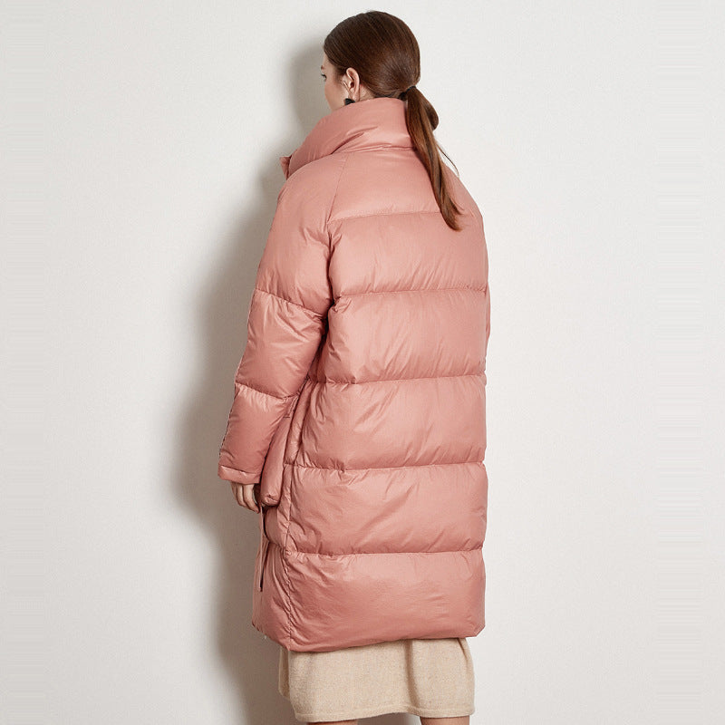 Down Jacket Thick Long White Duck Down Jacket - SunLify