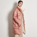 Down Jacket Thick Long White Duck Down Jacket - SunLify