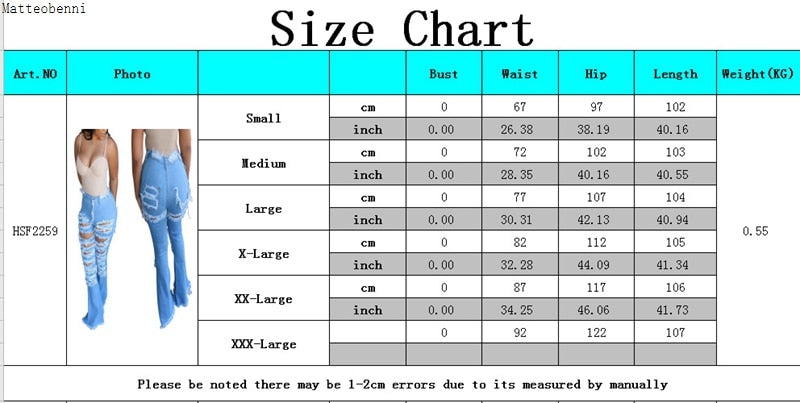 Fashion Denim Flare Pants Women Vintage Ripped Holes High Waist Jeans Wide Leg Trousers Sexy Casual Patchwork Bell-Bottoms Jeans - SunLify