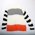 Long Sweaters Woman Autumn Winter Stitching Striped Long Sleeve Knitted Tops Pullover Sweater Fall  Fashion Womens Clothes - SunLify