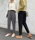 Spring And Autumn Harem Pants Female Nine Points Loose Casual Pants - SunLify