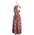 Long Dress Women Casual Summer Floral Midi Sundresses Elegant Ladies Flower Fitted Beach Tunic Clothing  Red Clothes Women - SunLify