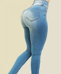 Sexy High Waist push up denim jeans Women Slim fit calca jeans ladies elastic skinny Pencil Pants vintage boyfriend jeans - SunLify