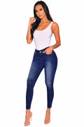 Jeans for Women mom Jeans High Waist Jeans female High Elastic plus size Stretch Jeans Ladies washed denim skinny pencil pants - SunLify