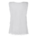 Women Summer Blouse Sleeveless Tops Lace Hollow Tanks Casual Shirt - SunLify