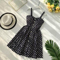 Summer Women Spaghetti Strap Print Floral Sleeveless Style dress - SunLify