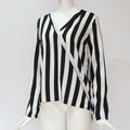 Women Striped Blouse Shirt Long Sleeve - SunLify