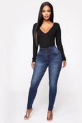 Fashion skinny jeans women mom jeans pants boyfriend jeans for women high waist push up plus size ladies Pencil Jeans denim - SunLify