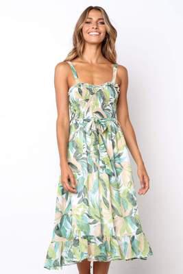 Strapless Spaghetti Band Katoen Zomerjurk  Elegante Backless Jurk - SunLify