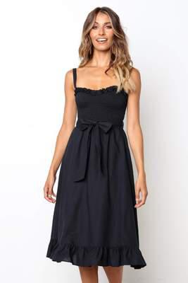 Strapless Spaghetti Band Katoen Zomerjurk  Elegante Backless Jurk - SunLify