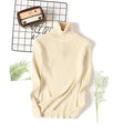 Long Sleeve Ribbed Sweater for Women Warm Pullover Knitted Sweater - SunLify