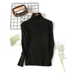 Long Sleeve Ribbed Sweater for Women Warm Pullover Knitted Sweater - SunLify