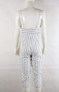 Casual Print Rompers Womens Jumpsuit Striped Women Clothes - SunLify