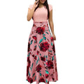 Floral Print Summer Boho Dress Party Dress Long Maxi Dresses Vestidos - SunLify