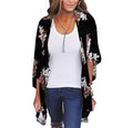 Bohemia Flower Print Summer Beach Women's Cardigan Loose Chiffon Coat - SunLify