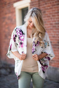 Bohemia Flower Print Summer Beach Women's Cardigan Loose Chiffon Coat - SunLify